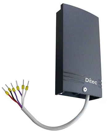 ECI ELETTROFORNITURE DITEC ENTREMATIC ZENXR2 es un potente receptor bicanal universal 433,92 MHz cómodamente pre-cableado