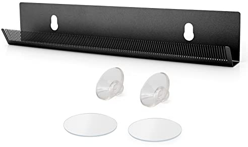 EHDIS Hair Extension Holder, Hold Extra Wide Wefts, Hand Tied and Beaded, Wide Band Wefts, Full Bundles and Ponytails While You Wash, Color, Style & Store, with Holes, Black