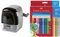 Dahle 133 Manuelle Spitzmaschine grau/schwarz & Faber-Castell 201540 - Buntstifte Set für Kinder und Erwachsene, 24-teilig, dreikant, bruchsicher, inkl. 4 Neonfarben und 2 Bleistiften