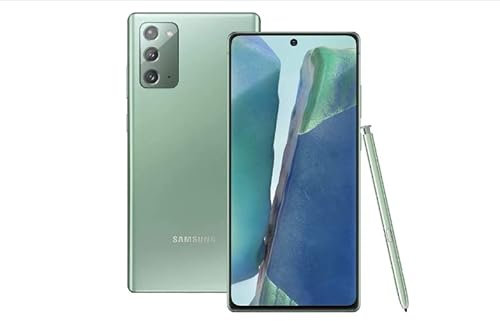 Samsung Galaxy Note20 5G 128GB Mystic Green-Dual Sim (e-sim) Unlocked (Renewed)