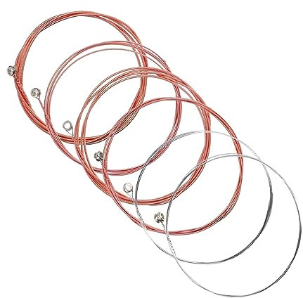 WJRQD Corde per Chitarra Classica/Acustica - Suono Superiore | Set di Corde in Acciaio per Chitarra Classica (6 Corde)