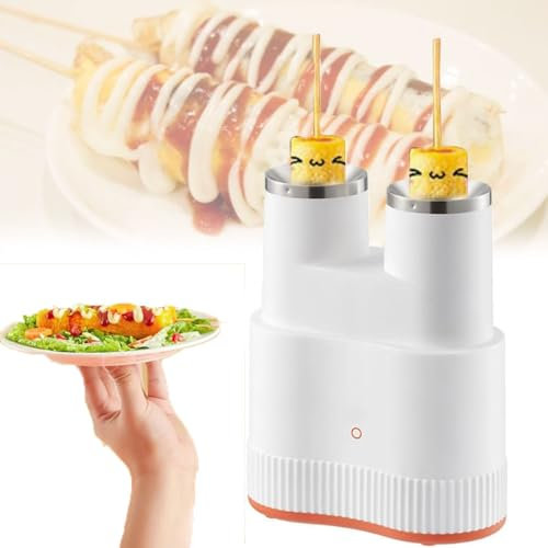 Double-tube Automatic Egg Roll Maker, Hot Dog Roll Maker Egg Cooker, Non Stick Omelet Maker, 7min Fast Cooking, Egg Hot Dog Breakfast Machine, Omelette Machine Egg Boiler Sausage Machine, for Home