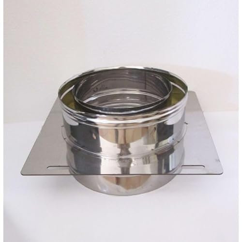 Stainless Steel Intermediate Plate for Double Chimney - Various Diameters (Diameter 180 mm)
