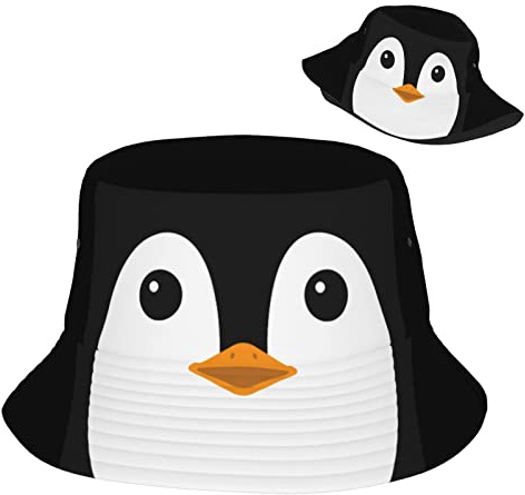 Fiskarhatt Penguin Bucket Hat Casual Hat Fiskehatt Unisex Fiskarhatt för Vandring Camping Resa