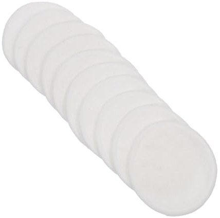 EPIGEIST Wiederverwendbare Baumwoll Wattepads 8cm Sanfte Gesichtsreinigungspads für Hauttypen Saugfähige Make Up Entferner Pads Waschbar und Kompakt für Reisen