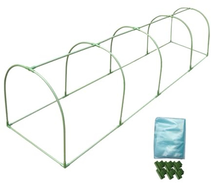 CLSSLVVBN Che è robusto e può durare a lungo Set di serra fai da te assemblato per un giardino funzionale ed elegante Serra portatile con copertura antipioggia Patio