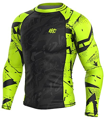 PhoneMate Långärmad Rashguard NEO, långa ärmar, sporttröjor herr, kampsport, funktionell skjorta, kompressionsskjorta Rash Guard