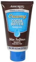Pack of 4 Assured Creamy Cocoa-Butter Petroleum Jelly 4.5-oz. Tubes