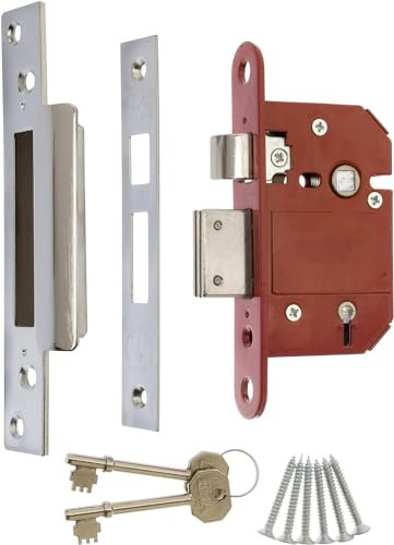 ERA Fortress 5 Lever Mortice Sashlock - (British Standard) - 3 Brass Sashlock