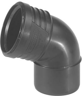Wavin SiTech+ schallgedämmtes Abfluß Abwasserrohr DN 50 Bogen 15° 30° 45° 67° 87° (30°)
