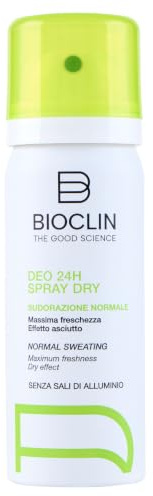 Bioclin Deo 24h - Spray Dry Deodorante Pelli Sensibili, 50ml