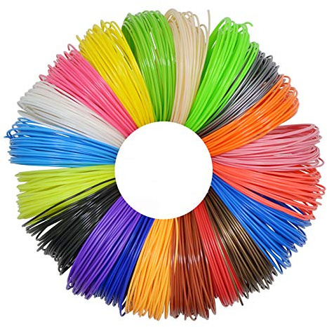 3D Penna Filamento Ricarica PLA, 1.75mm PLA Fliament Set, 20 Colori 10 m per Colore di 3D Stampa Penna Filamento Stampante 3D Filamento per la maggior parte della Penna 3D Intelligente