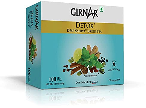 Girnar Detox Thé vert (Desi Kahwa) (100 sachets de thé)