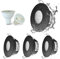 Sweier LED Einbaustrahler GU10,5W 230V IP65 Bad Deckenstrahler,Kaltweiß 6000K Deckenspots Badezimmer Wasserdichte,430LM Einbauleuchten LED Spot,Lochmass 2.76 Zoll,Einbautiefe 4.33 Zoll,4er Set