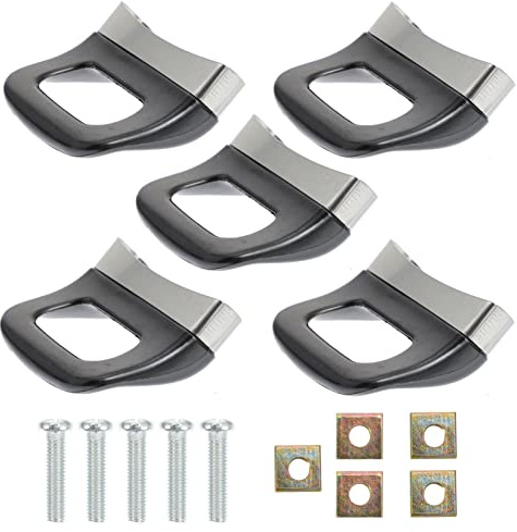 LIFKOME 5 Piezas Asa Olla Anti-escaldado Asas Laterales Cubierta del Mango De La Sartén Clasico Accesorios para Fondue Protectores De Ollas y Sartenes Acero Inoxidable Olla Arrocera Metal