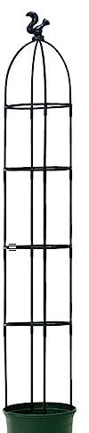Rankgitter für Kletterpflanzen im Freien, Garten-Rankgitter für Kletterpflanzen im Freien, 1,8 m hoch, Pflanzenstütze, Rankgitter für Topfkletterranken, Rosen, Clematis, Outdoor, Garten, Obelisk,