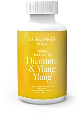 Le Essenze Di Elda Profumo per Bucato – Diamante e Ylang Ylang, Profumo Floreale a Lunga Durata, Fragranza di Lusso per il Bucato, Prodotto in Italia - 100 ml