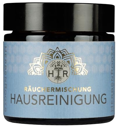 Hausreinigung Räuchermischung - Kraftvolles Räucherwerk • spirituell • energetische Reinigung • 100% Natur • ähnlich: Palo Santo Räucherstäbchen, weißer Salbei zum Räuchern • HerbsnRoots