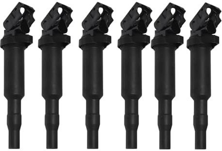 Zündspule 0221504470 Für BMW E81 F22 F23 E46 E90 F33 X3 E83 X5 5 6 7 12137594937 12137562744 6 Stück Stabzündspule