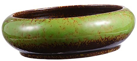 BESPORTBLE Saftiger Blumentopf Tischdekoration Keramik Glasierte keramische pflanzer schüssel Zimmerpflanzen Ornament Sukkulenter Topfkaktus Pflanzen Pflanzbehälter Schreibtisch Container