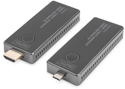 DIGITUS Wireless Video Extender – USB-C zu HDMI – UHD 4K 30 Hz