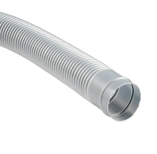 SENYAKI Waschmaschinenschlauch 1 STK ID 16/20/32 mm Länge 1-10 m Well-Ablaufschlauch Abflussrohr Auslassrohr Doppelzylinder Waschmaschine Wasserzulaufschlauch(White,Inner Diameter 32MM_Length 10M)