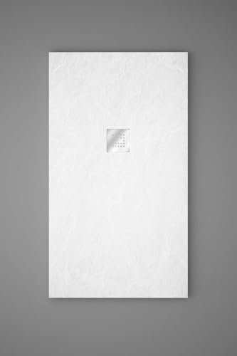 STROHM TEKA INCA Plato De Ducha Resina Blanco - Medida: 100x80 cm 100x80 cm