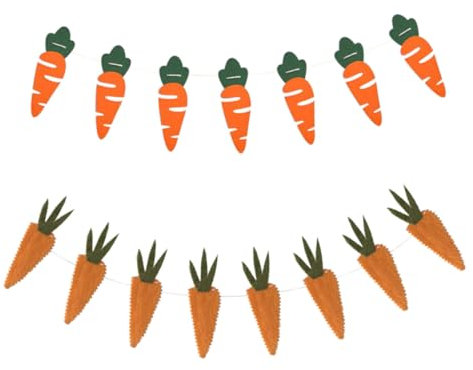 MAGICLULU Ostern Decor Karotte Party Tür Rack Kamin Decor Künstliche Hängen
