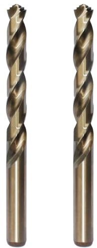 Punte elicoidali M42 8% al cobalto (11 mm x 2 pezzi) for acciaio inossidabile e metallo duro