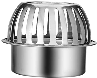 Tofficu Couvercle De Drain En Acier Inoxydable Avec Crépine, Siphon De Douche Large Pour Passage D'eau, Siphon De Sol Avec Petits Trous Pour Retenir Les Cheveux (83mm)