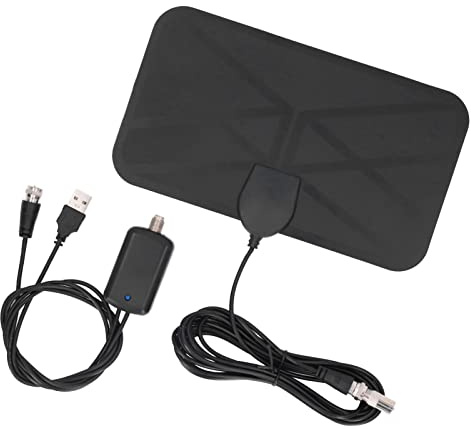 Aramox Antenne de Télévision Numérique Indoor HD 4k 1080p Signal Réception Antenne 25 Dbi GAGNE High GAGNE À 360 ° Angle de Réception