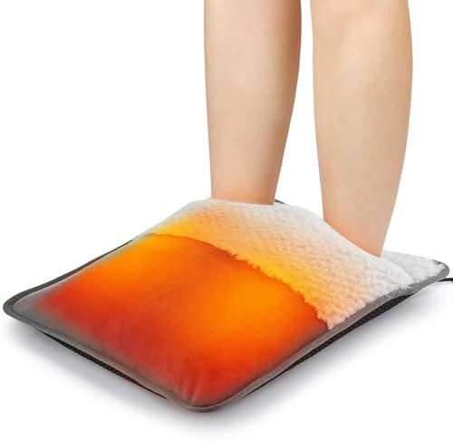 Chauffe-Pieds Electrique | Chauffage Pieds USB Electrique pour Lit | Temperature Constante Hiver Corps Mains Jambes | Bureau Domicile Appartement Salon Chambre Hommes Femmes