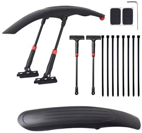 Imtrub Paraspruzzi per bicicletta, protezione paraspruzzi, per mountain bike, ciclismo su strada, pendolari, pioggia, fangosa, bicicletta all'aperto