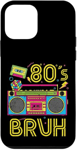 Bruh Boombox Radio stéréo rétro années 80 pour Hommes, Femmes, Enfants Coque pour iPhone 12 Mini