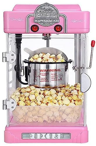 Fully Automatic Popcorn Popper Maker for Home and Commercial Use - Perfect for Kids Parties and Home Cinemas