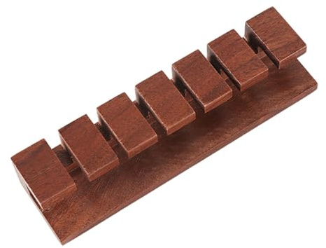 PERSELOSO Clip per Cavi in Legno Naturale Fermacavo Adesivo per Gestione Cavi USB e Rete Supporto Organizzatore Casa e Ufficio