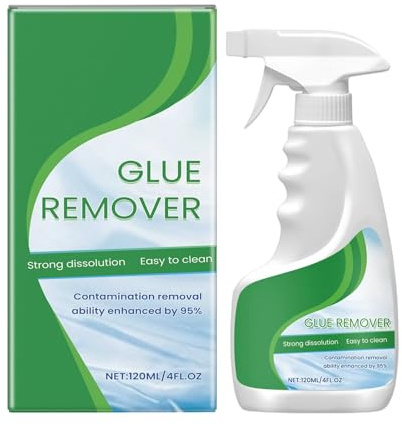 Rimuovi Adesivo Spray - 120 ml pulitore delicato e preciso per adesivi - Potente Rimuovi Colla in Gel,per, Pavimenti, Piastrelle, Pareti, Legno, Cucina, Forno, Griglia