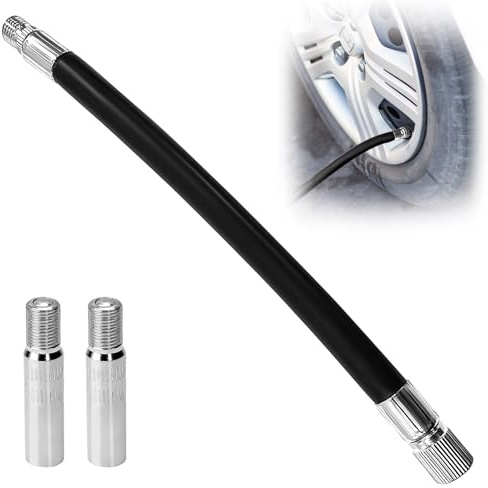 Simsky 3 Stück Reifenventilverlängerung Flexible, Ventilverlängerung Autoventil Set 39mm+160mm Autoventil Kupfer Ventiladapter Ventiladapter für Xiaomi M365 Scooter, Auto, Roller, Motorrad, Fahrrad