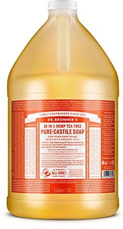 Dr Bronner | Tea Tree Pure-Castile Liquid Soap, 3.79l
