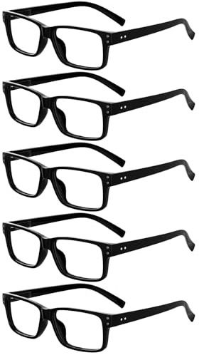Eyekepper 5 stueck Klassische Federn-Scharnier Lesebrille Sonne Lesebrille