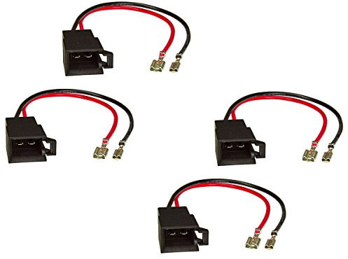 tomzz Audio 7103-002 Lautsprecheradapter (4er Set) auf DIN kompatibel mit Dacia Opel Renault Seat Skoda Volvo VW