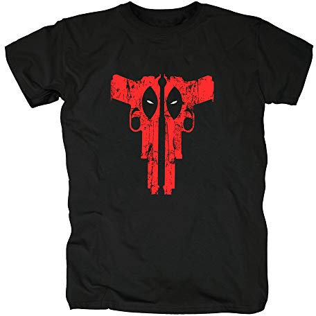 TSP Deadpool Weapon T-Shirt Herren XL Schwarz