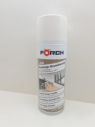 FORCH ROSTSTOP ROST GRUNDIERUNG Anti ROST L239 Spray 400ML GRAU (1)