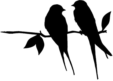 WUSHUN Décoration d'oiseau en métal Colibri | Fer forgé Noir sur la Silhouette Jardin d'animaux Branche | Décor Jardin Silhouette Colibri