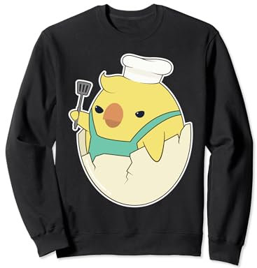 Poussin Cuisinier Spatule Cuisiner Sweatshirt