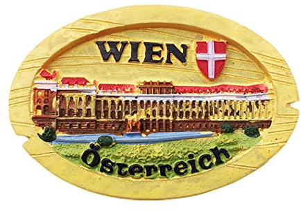 Wien Österreich Kühlschrankmagnet Reise-Souvenir 3D Kühlschrank-Dekoration Magnetaufkleber Handbemalte Bastelkollektion