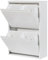Atahome Didyma Waste and Recycling Bin - 2+2 Drawers and Plastic Buckets with Metal Handles, 4x15 Litres Waste Separation & Recycling, Sturdy Metal Structure Rubbish Bin (White)
