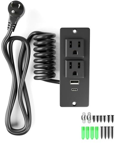 OELFFOW Furniture Recessed Power Strip