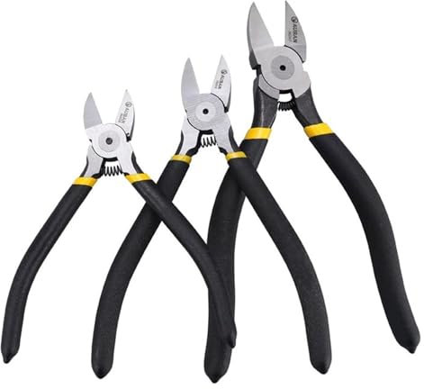 Pliers,Long Nose Pliers,Combination Pliers, Tongs Type Plastic Pliers Nippers Jewelry Electrical Wire Cable Cutters Cutting Side Snips