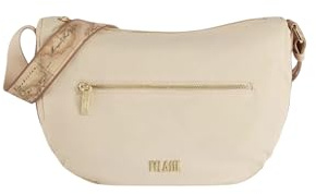 alviero martini 1A Classe Borsa a Tracolla Eco Vibe, 32 x 22 x 12 cm, Champagne, Nylon